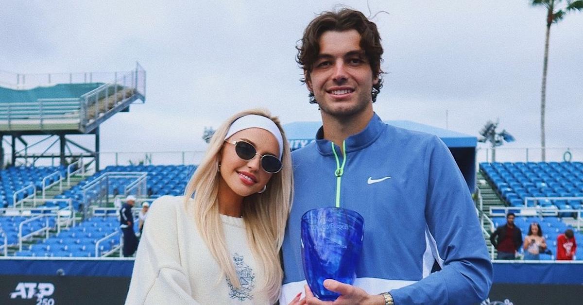 Taylor Fritz and girlfriend Morgan Riddle