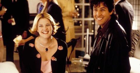 (l-r): Drew Barrymore and Adam Sandler in 'The Wedding Singer'