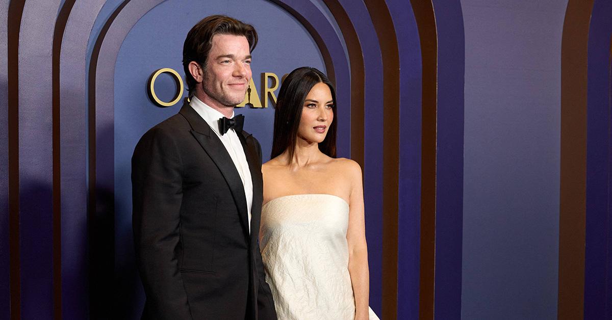 Olivia Munn and John Mulaney at the 2024 Governors Awards. 