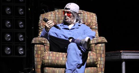 MAY 13: Fred Durst of Limp Bizkit performs at Madison Square Garden on May 13, 2022 in New York City.