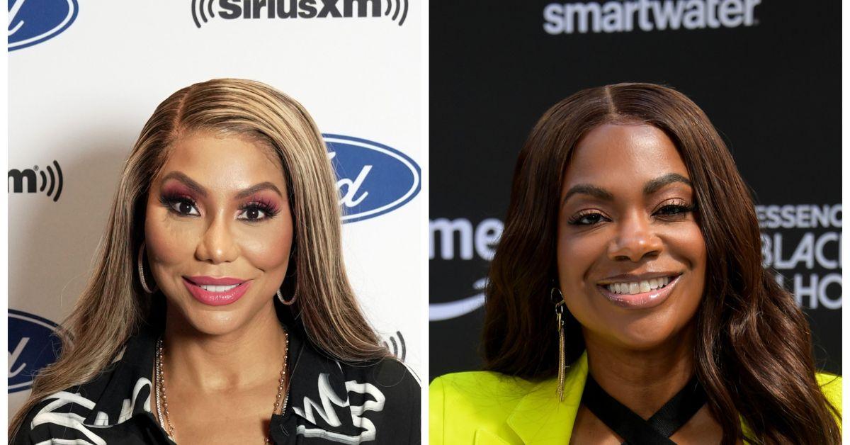 (l-r): Tamar Braxton and Kandi Burruss