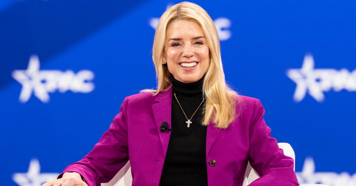 Pan Bondi at the 2025 CPAC DC Conference.
