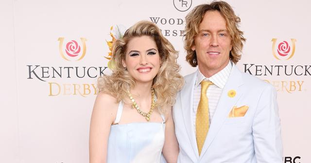 Dannielynn Birkhead and her father Larry attended the 2023 Kentucky Derby.