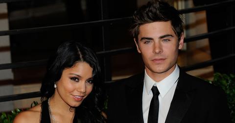 Zac Efron and Vanessa Hudgens at the 2010 Vanity Fair Oscar party.