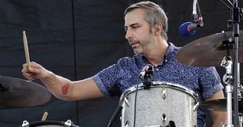 Joe Seiders playing drums