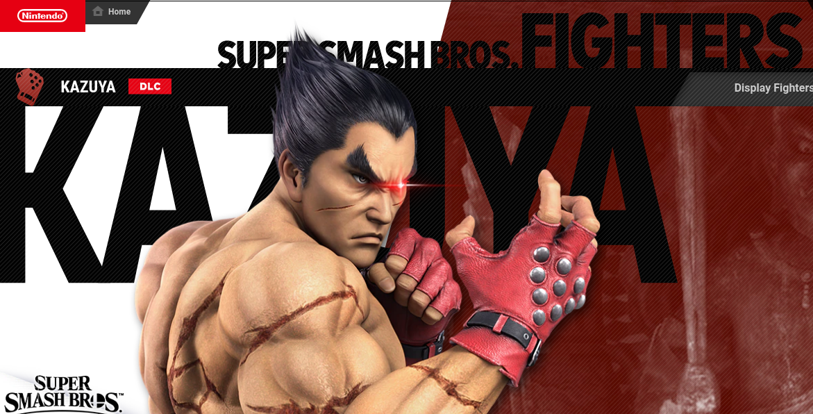 Kazuya Mishima from the TEKKEN series possesses Super Smash Bros