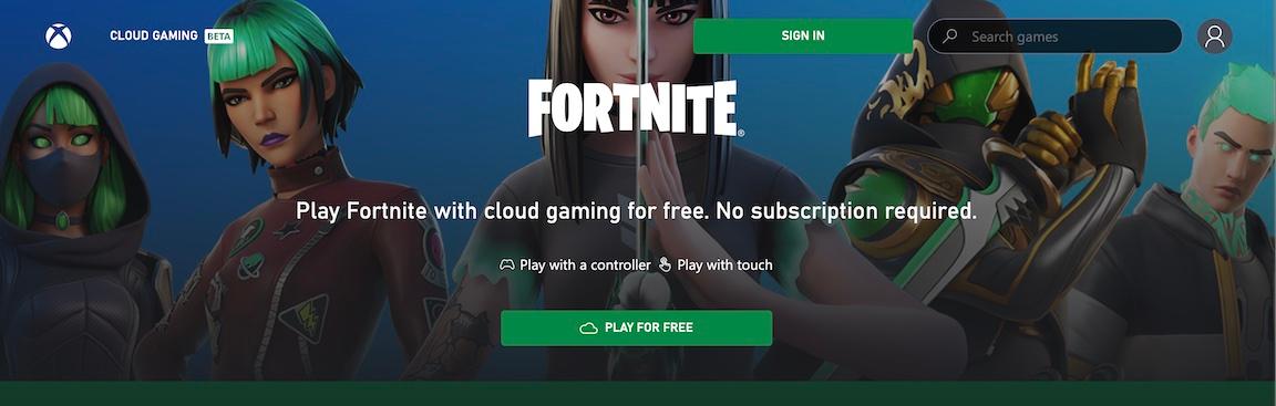 Xbox Cloud Gaming brings Fortnite back to iPhone and Android for free