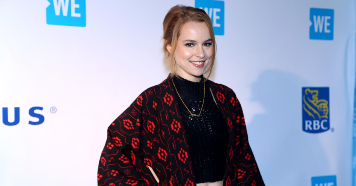 Singer-songwriter and actress Bridgit Mendler attends We Day Toronto at Air Canada Centre