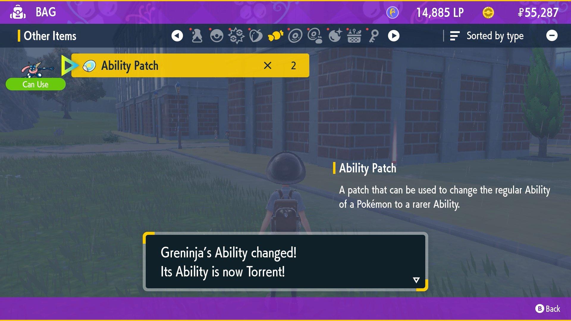 Ability Patch in 'Pokémon Violet'