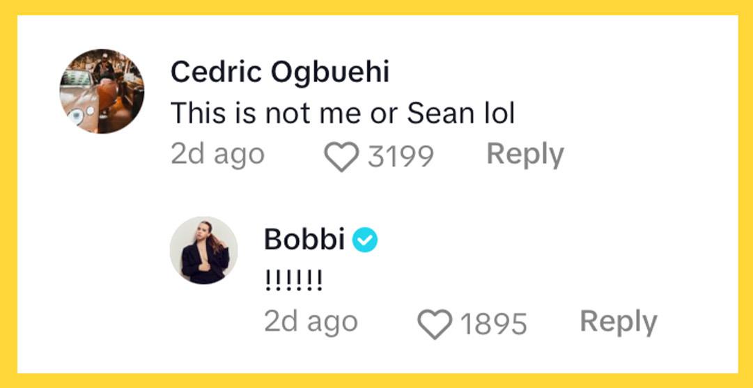 bobbi althoff Cedric Ogbuehi tiktok