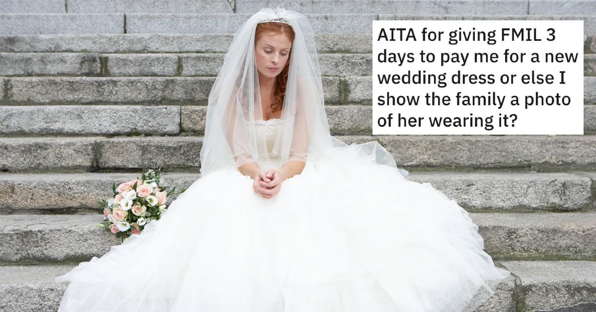 Future MotherinLaw Tries on Bride’s Wedding Dress