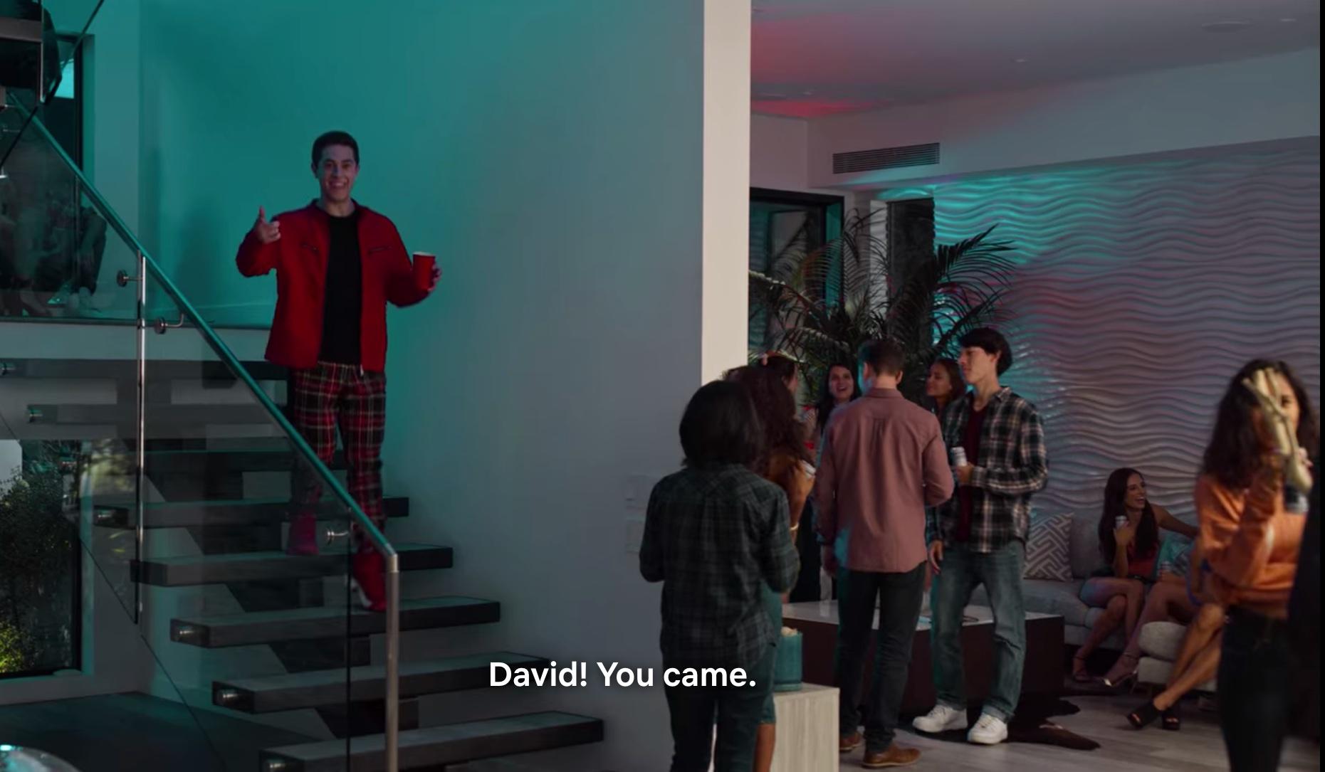 Ben calls Devi "David" when she arrives to his party in Season 1 of 'Never Have I Ever.'