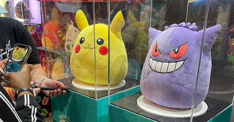 Pikachu and Gengar Squishmallows