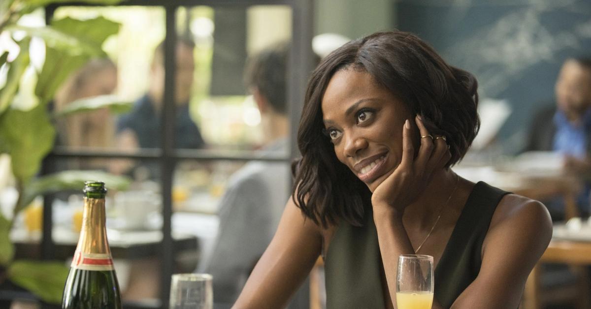 Yvonne Orji from HBO's 'Insecure' looks smitten at brunch.