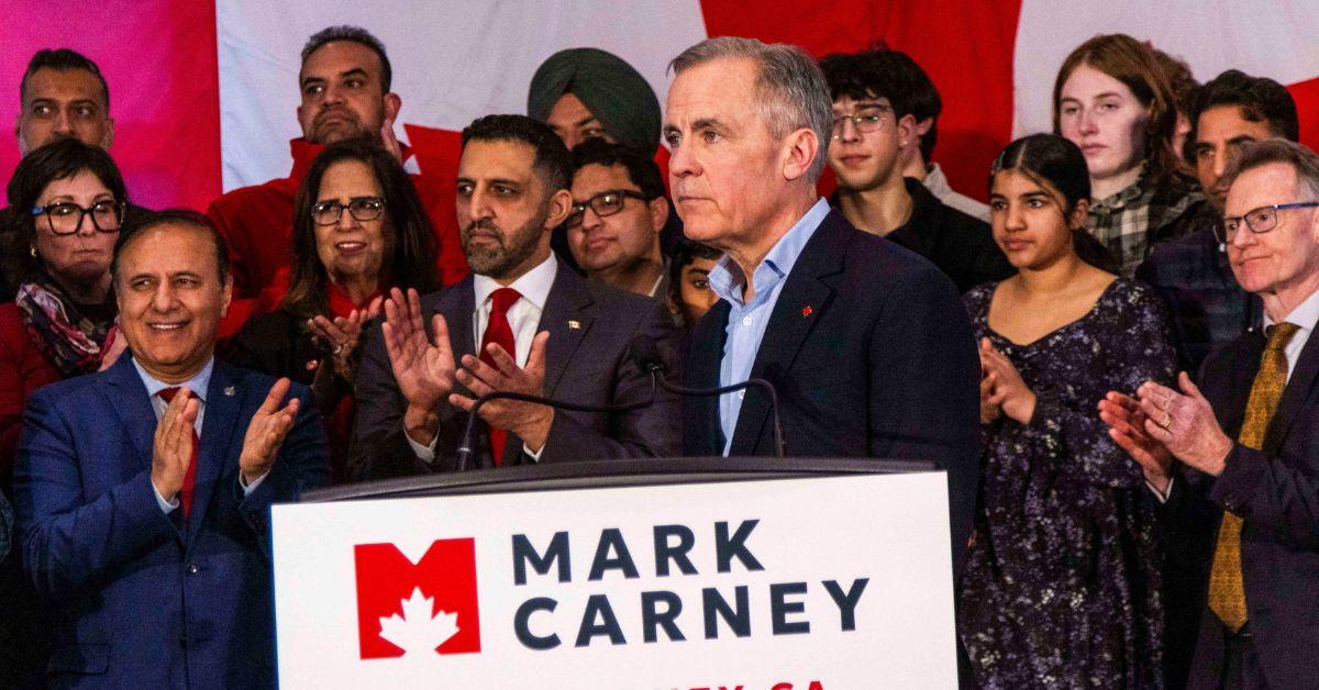 Mark Carney announcing that he will seek the Liberal Party nomination. 