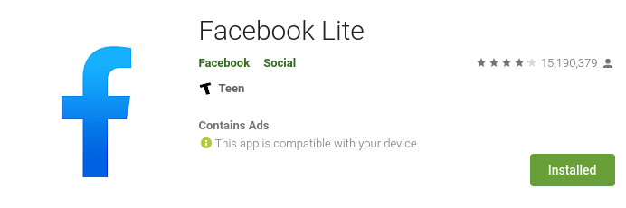 Facebook Kills Off Slimmed Down 'Facebook Lite' App Due to Low