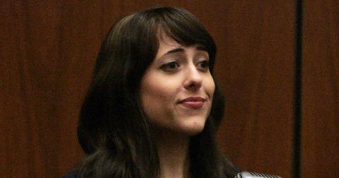 Nicole Spector, daughter of music producer Phil Spector, testifies at his murder trial at the Criminal Courts Building on August 1, 2007