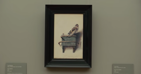 is the painting in the goldfinch real