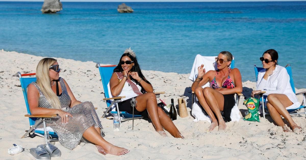 (L-R) Heather, Monica, Whitney, and Meredith in Bermuda during the Season 4 finale of 'The Real Housewives of Salt Lake City.'