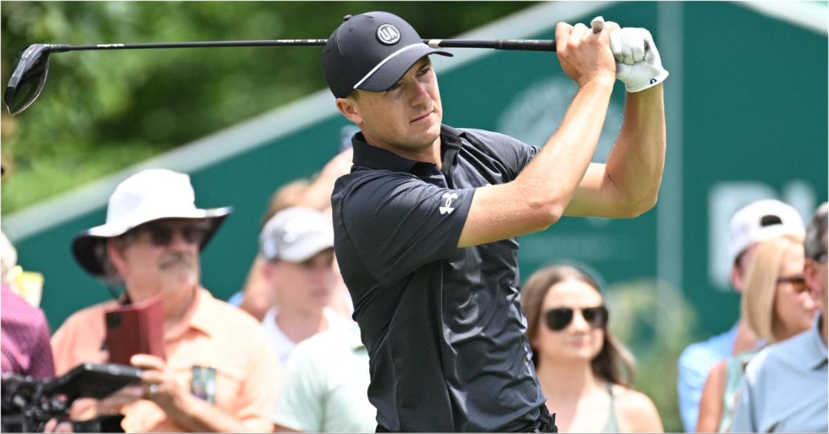 Jordan Spieth at the PGA Memorial Tournament Practice.