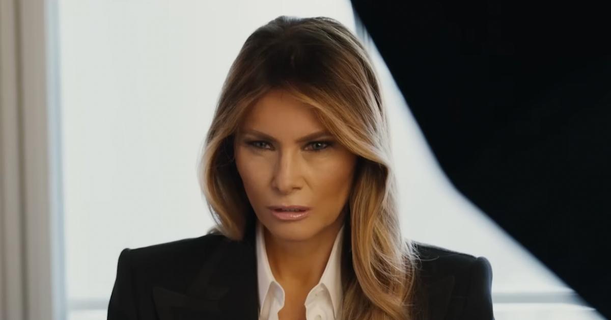Still of Melania Trump from her documentary 