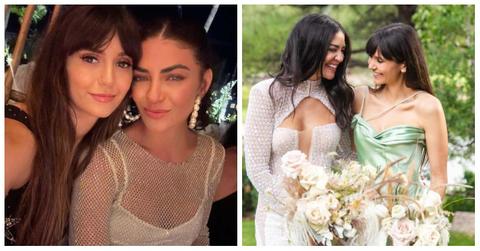 Nina Dobrev and Jessica Szohr