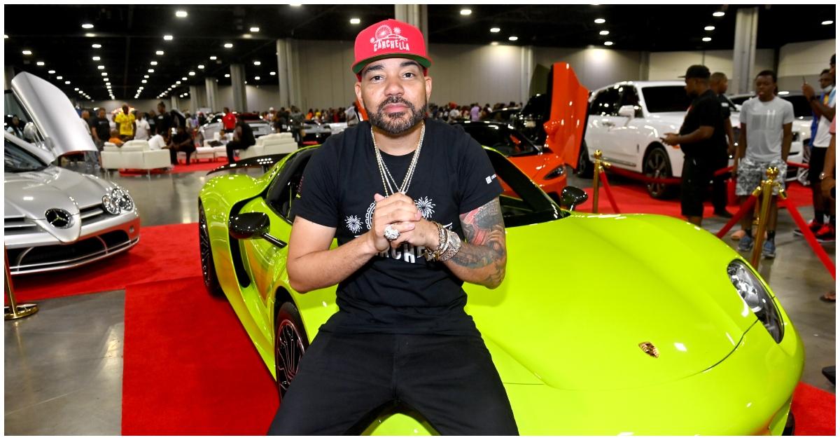 DJ Envy at a car show