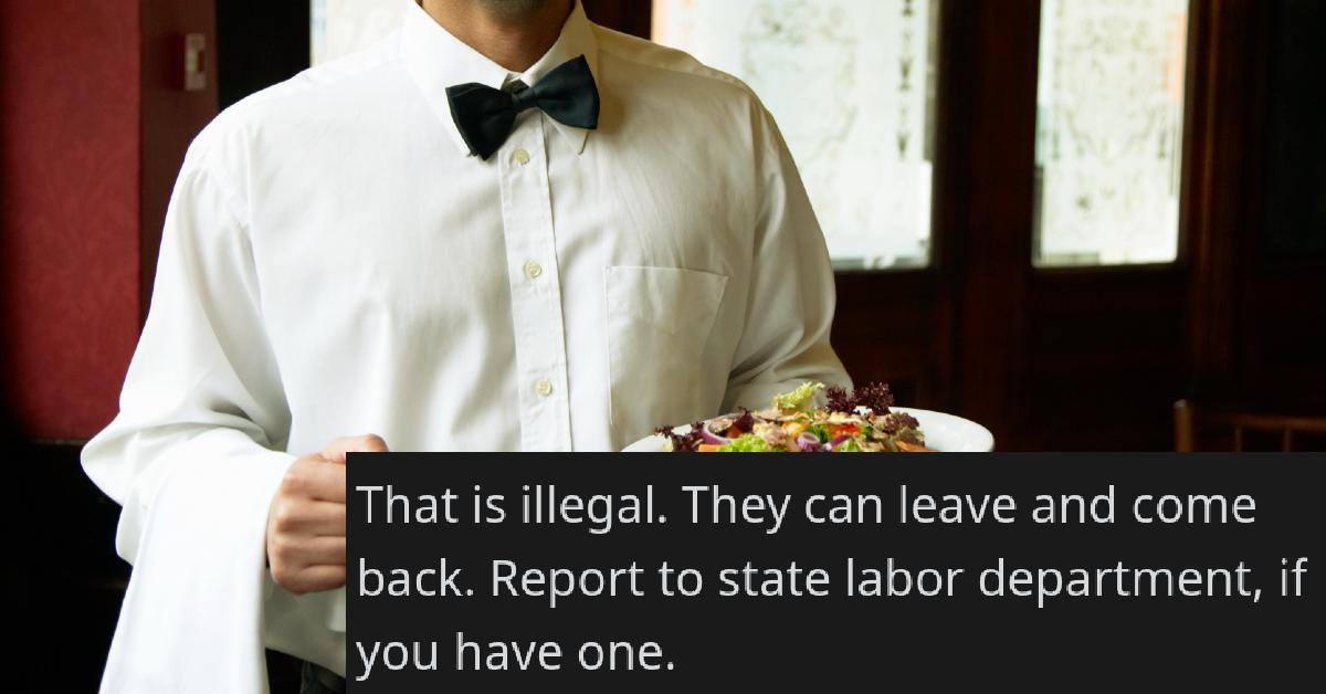 Restaurant Worker Reveals Management’s “Illegal” Overtime Hack