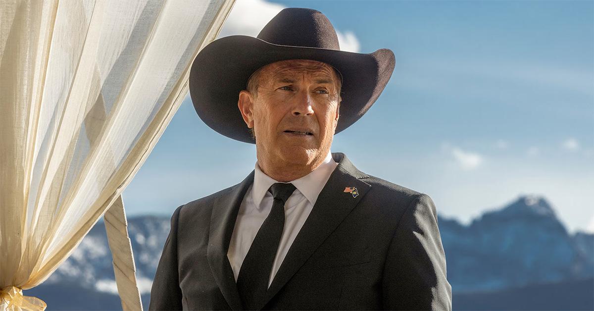 Kevin Costner in a hat on 'Yellowstone.' 