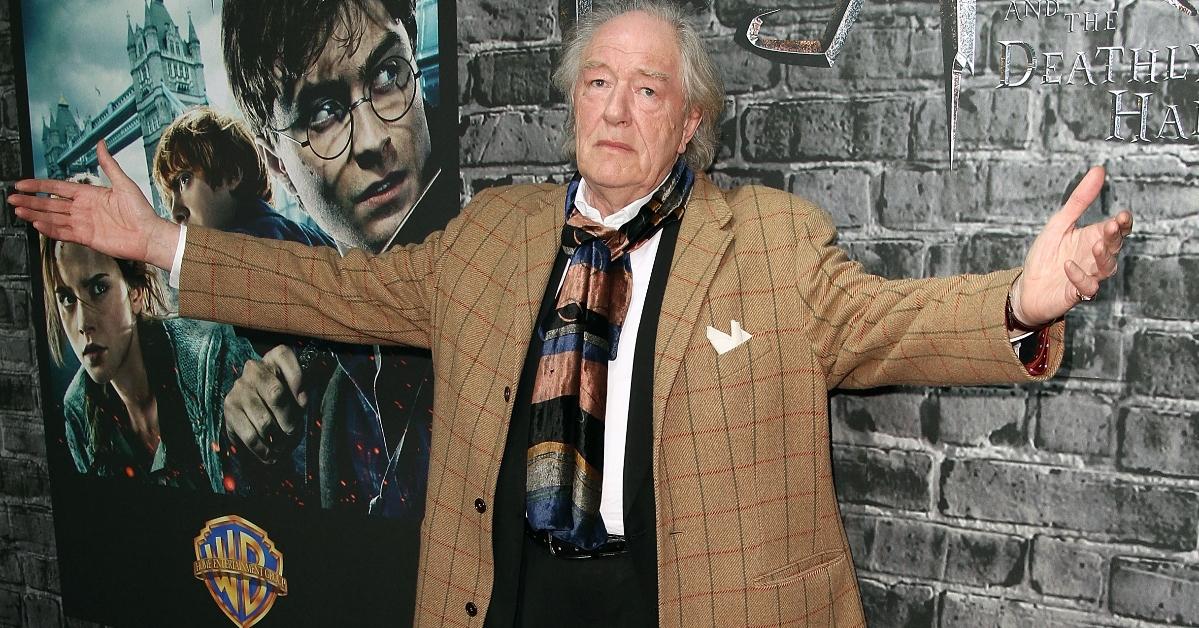 Michael Gambon attends the grand opening of Harry Potter: The Exhibition at the Discovery Times Square Exposition Center on April 4, 2011 in New York City