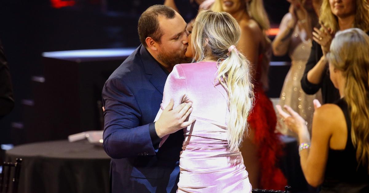 Luke Combs and Nicole Hocking.