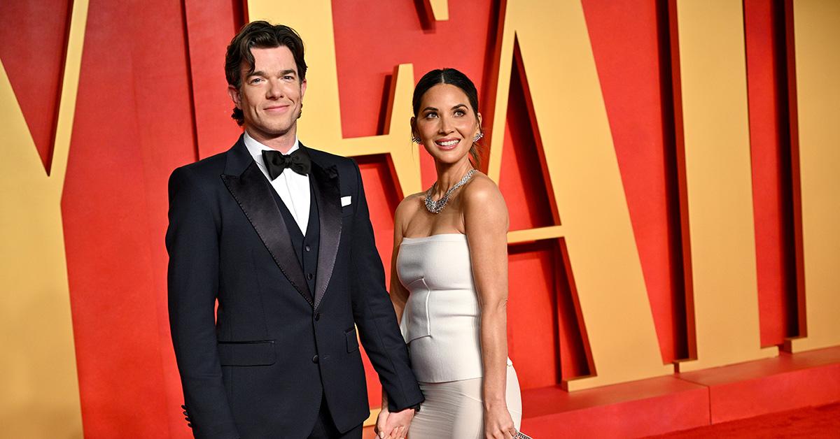 Olivia Munn and John Mulaney at the 2024 Vanity Fair Oscars Party. 