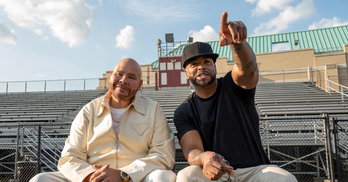 (l-r): Fat Joe and Method Man in Method Man's hometown