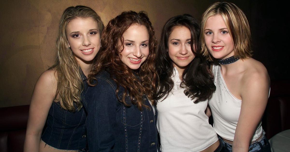 'Dream' members (L-R): Melissa Schuman, Holly Arnstein, Diana Ortiz, and Ashley Poole in January 2001