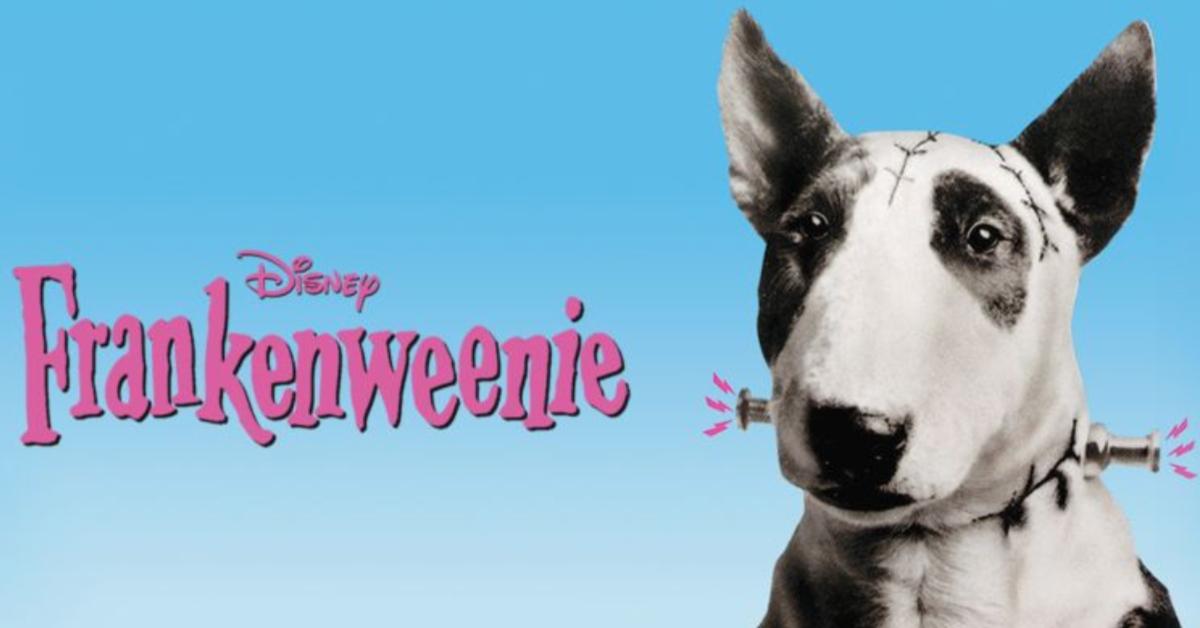 Poster on Disney Plus for 'Frankenweenie'