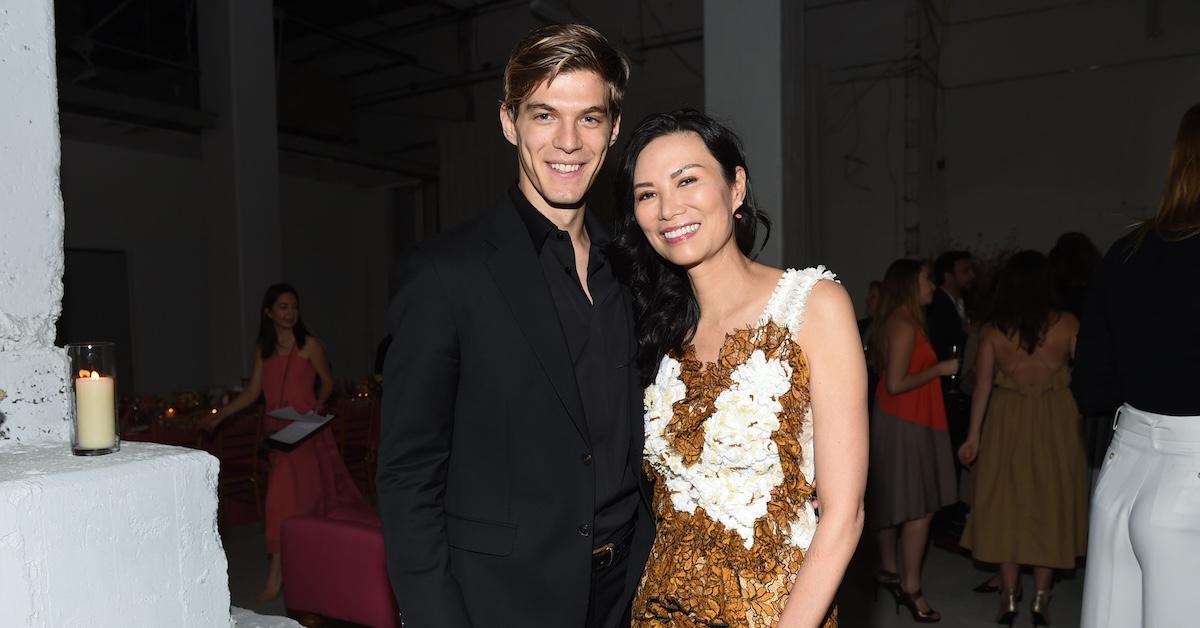 Bertold Zahoran, Wendi Deng Murdoch at Maisonette.com launch party (2017)