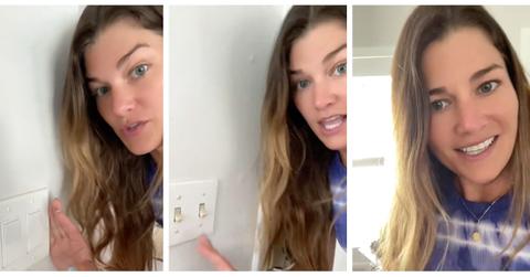 Landlord mansplains light switches to his female tenant.