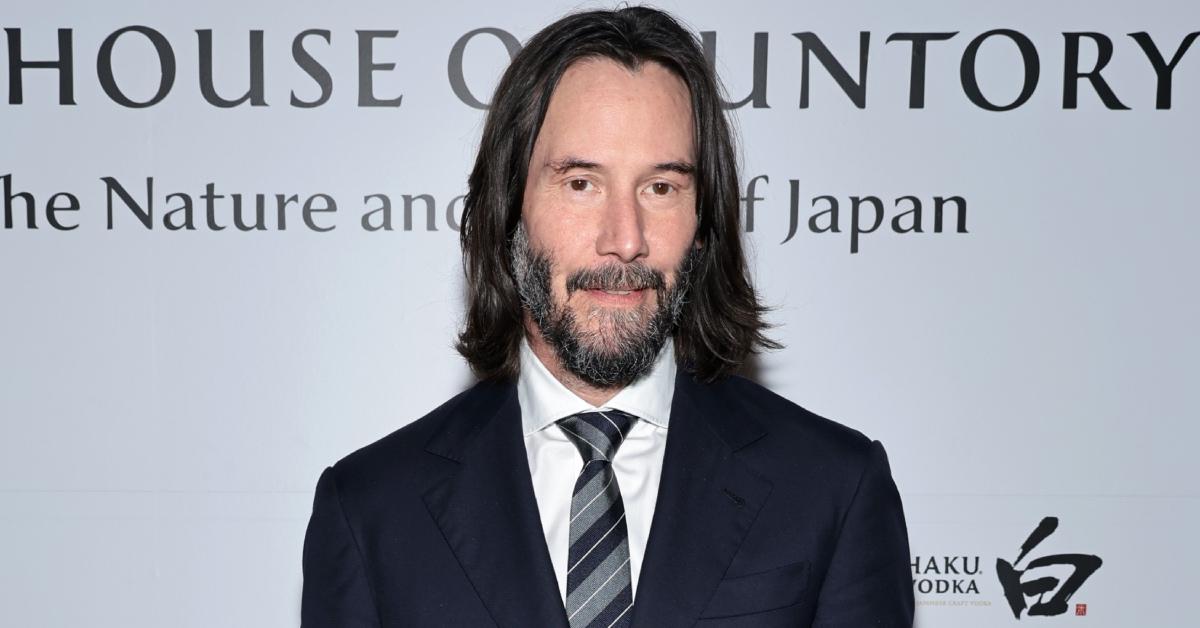 Keanu Reeves arrives at The House of Suntory 100 Year Anniversary Global Event.