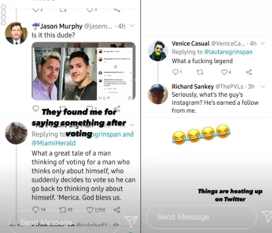 Guy Wants Election To Be Over So Instagram "Can Be About Him" Again