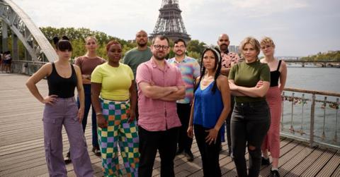 Next Baking Master: Paris cast in front of the Eiffel Tower