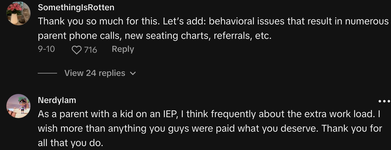 teaching  compared to now