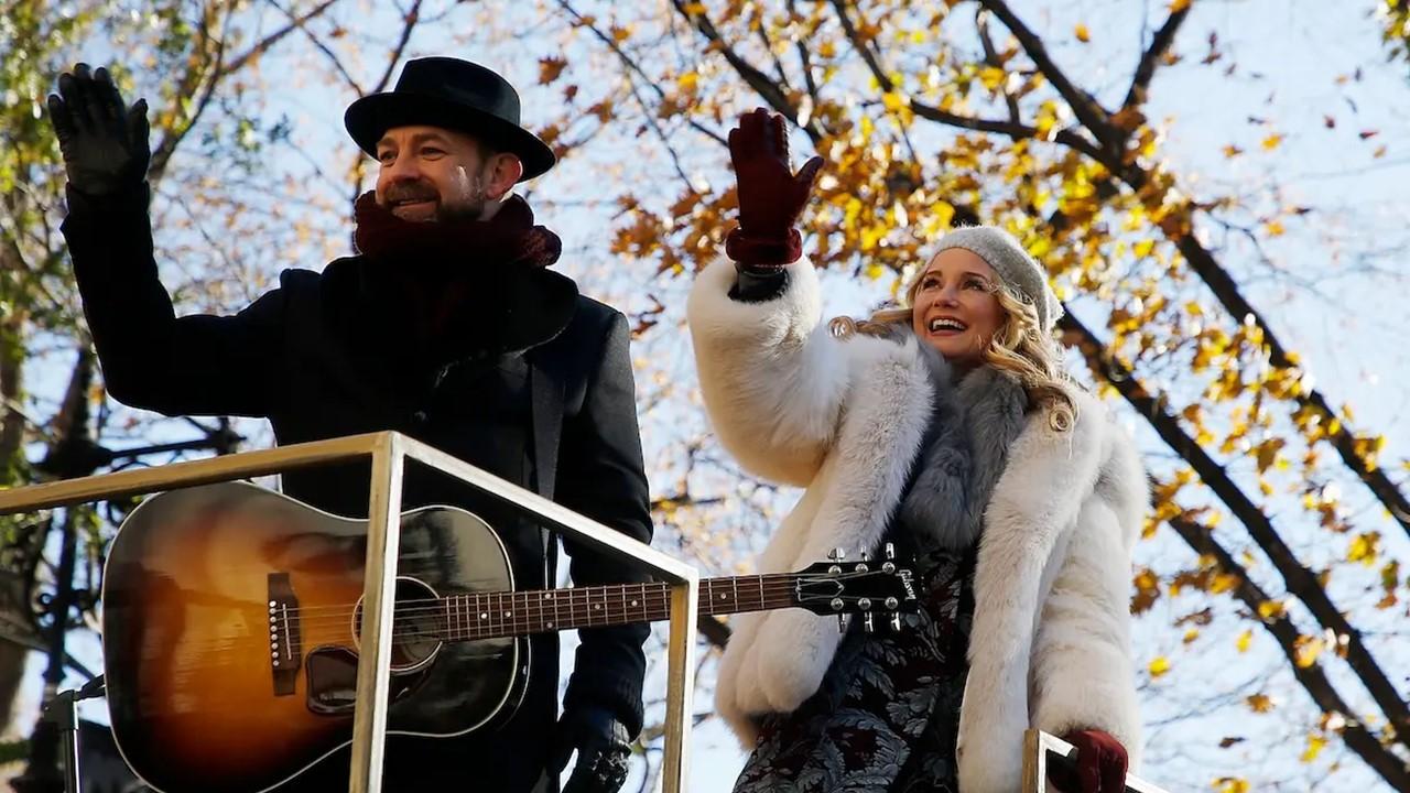 Sugarland performs at the 2018 Macy's Thanksgiving Day Parade
