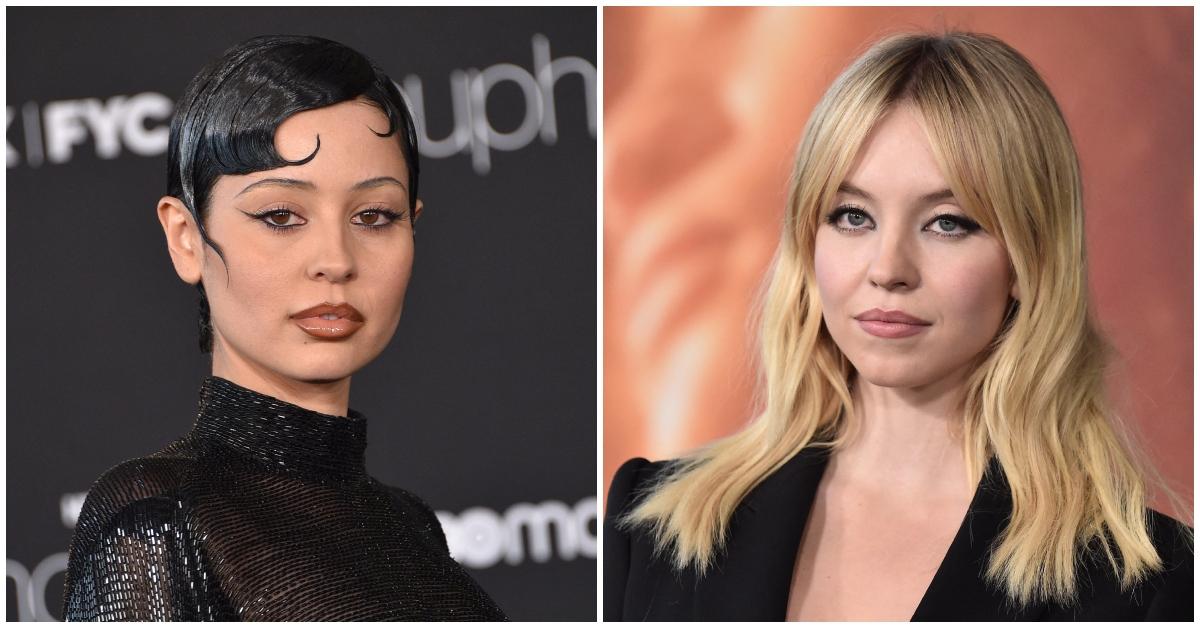 (l-r): Alexa Demie and Sydney Sweeney at the 'Euphoria' screening.