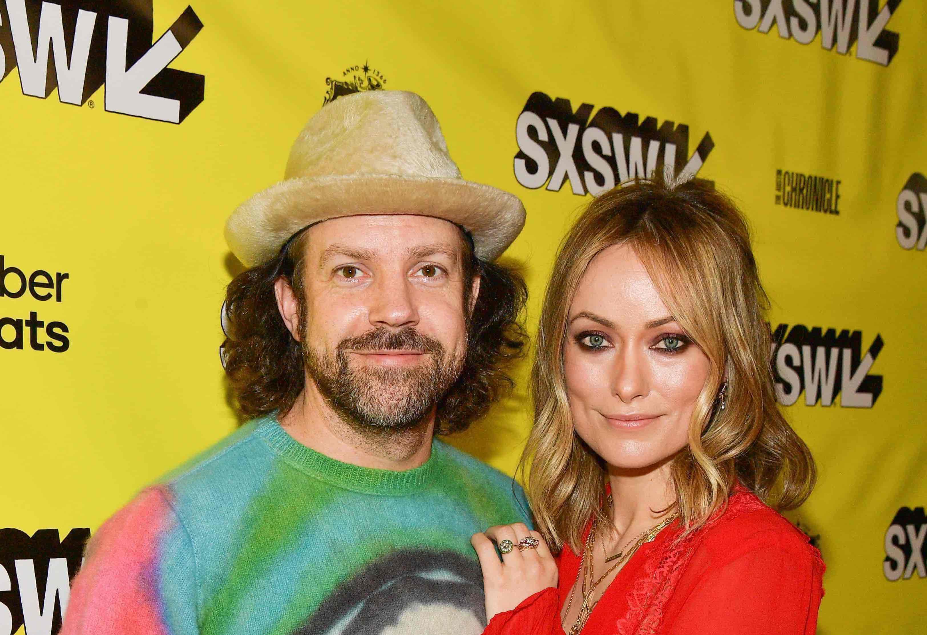 Jason Sudeikis and Olivia Wilde at the SXSW world premiere of 'Booksmart.'