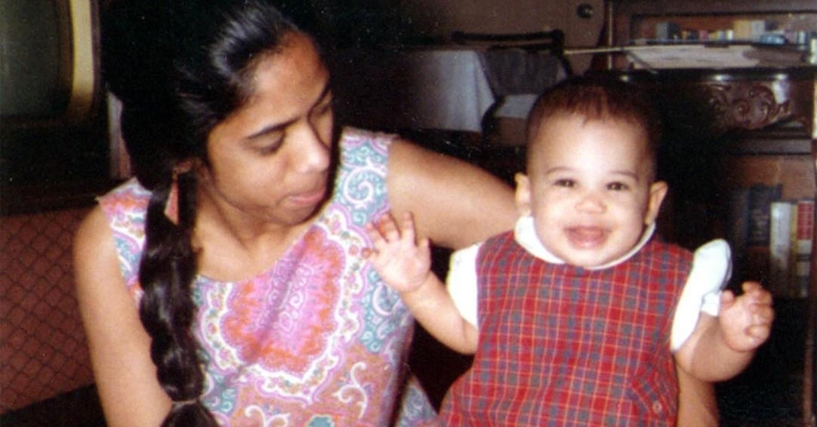 Kamala Harris and mom