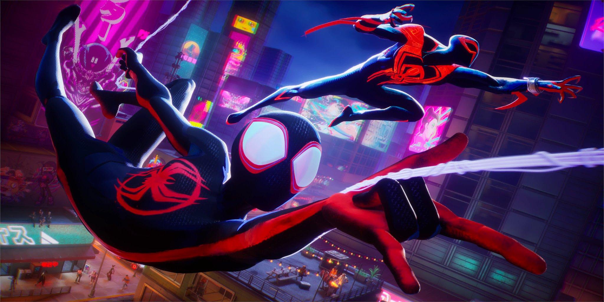 Miles Morales and Spider-Man 2099 skins in 'Fortnite'