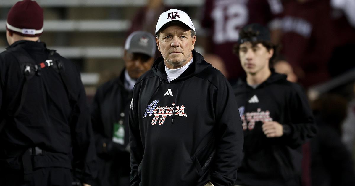 Jimbo Fisher on the sideline during a game against Mississippie State. 