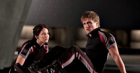 Jennifer Lawrence and Josh Hutcherson in 'The Hunger Games'