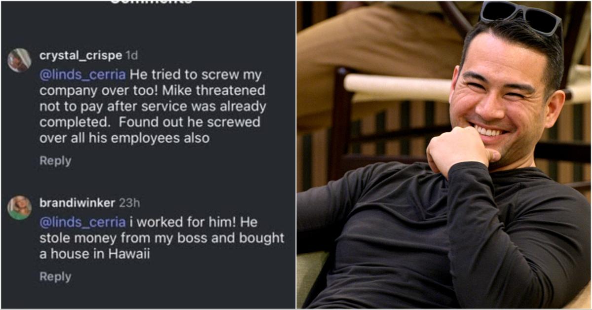 More comments slamming Mike from Season 9 of Love is Blind.