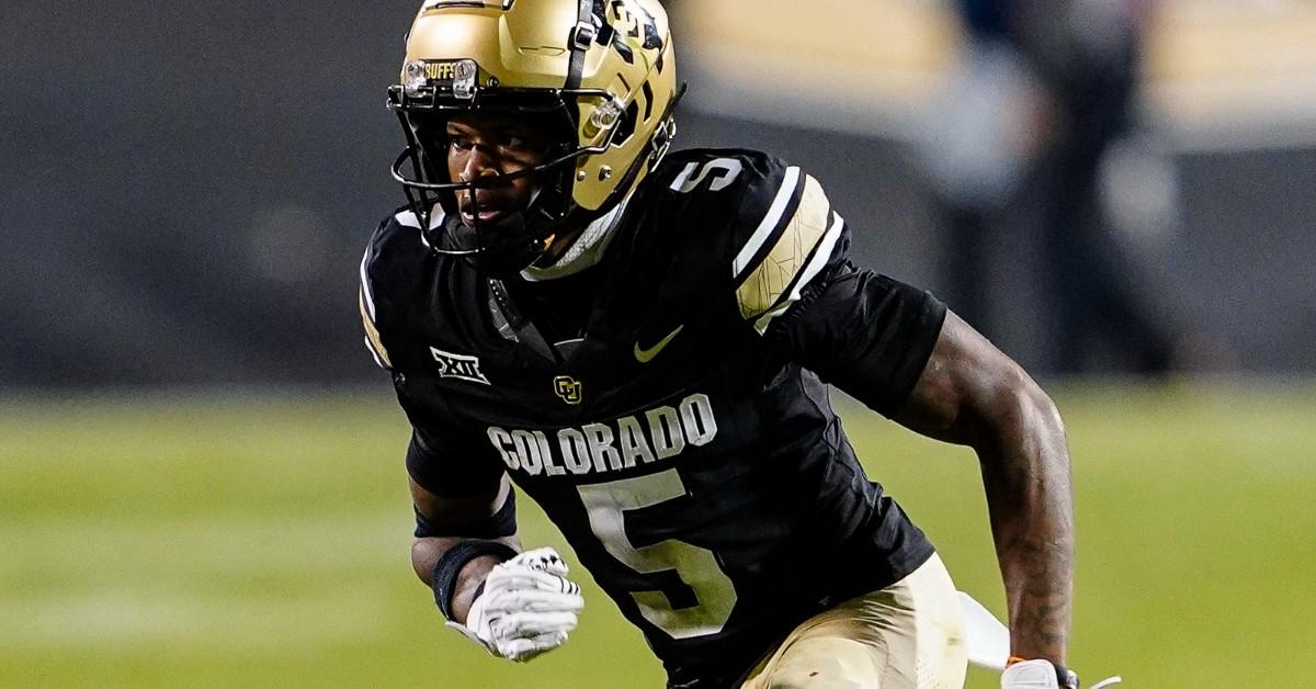 Colorado Buffaloes wide receiver Jimmy Horn Jr. runs a route in the second half of the football game